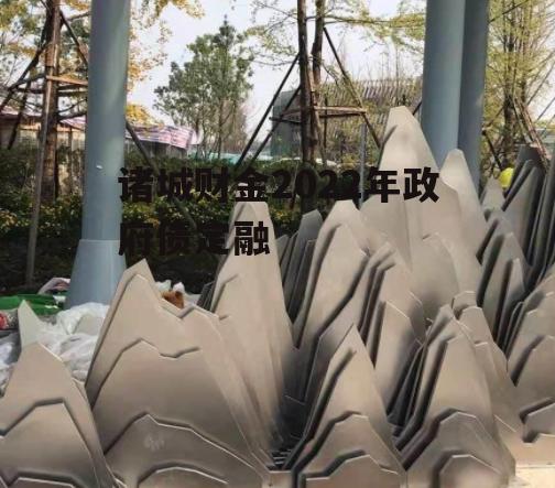 诸城财金2022年政府债定融