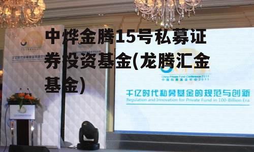 中烨金腾15号私募证券投资基金(龙腾汇金基金) 中烨金腾15号私募证券投资基金(龙腾汇金基金)
