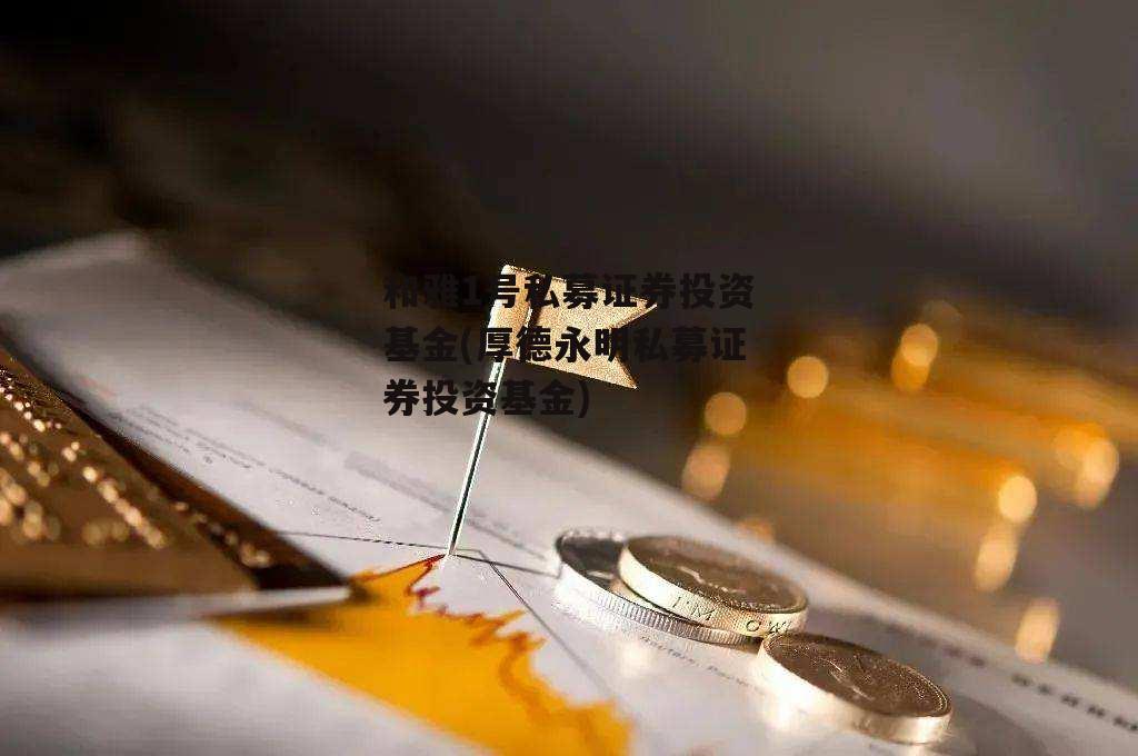 和雅1号私募证券投资基金(厚德永明私募证券投资基金)