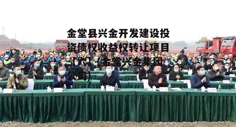 金堂县兴金开发建设投资债权收益权转让项目【六】(金堂兴金集团公司)