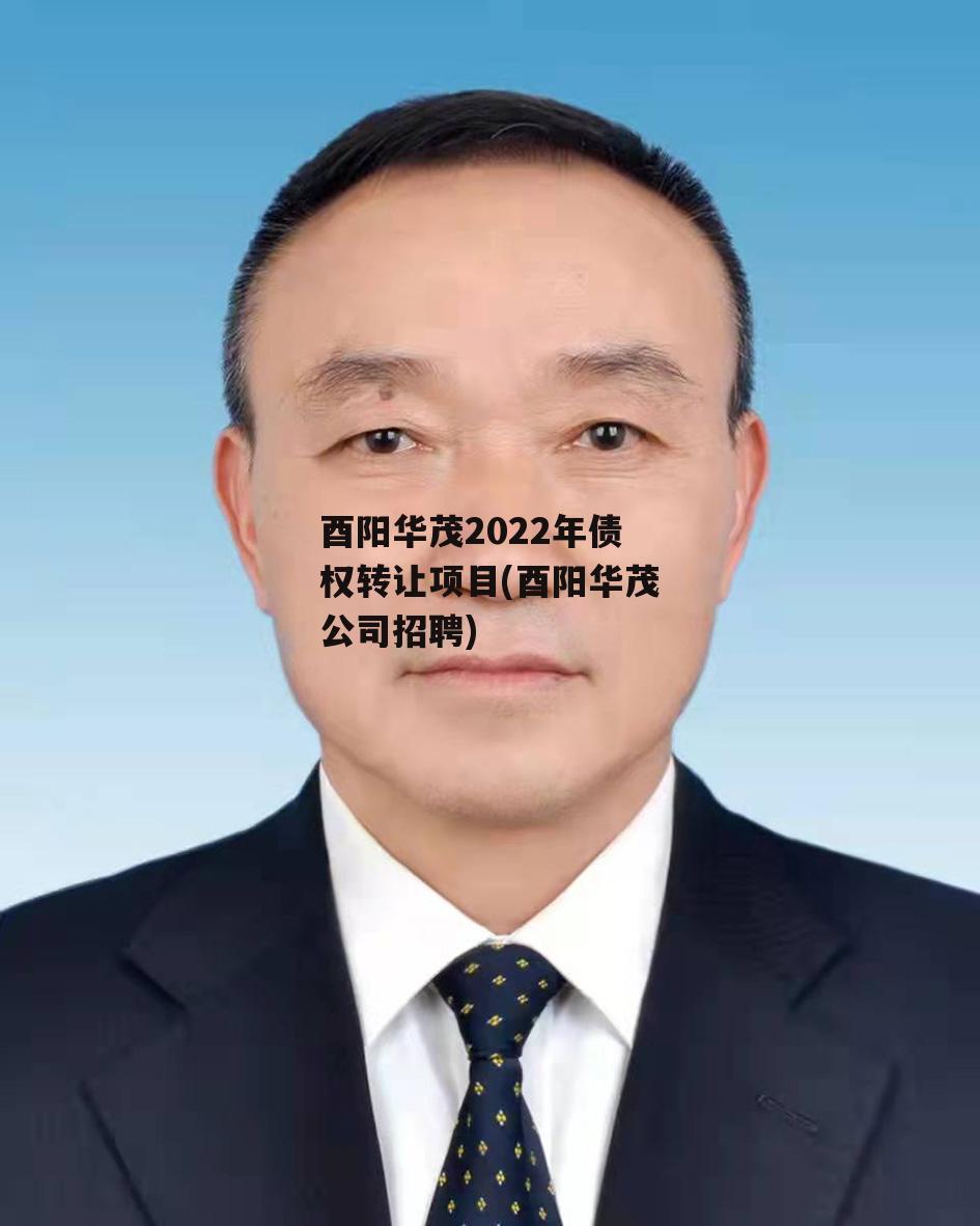 酉阳华茂2022年债权转让项目(酉阳华茂公司招聘)