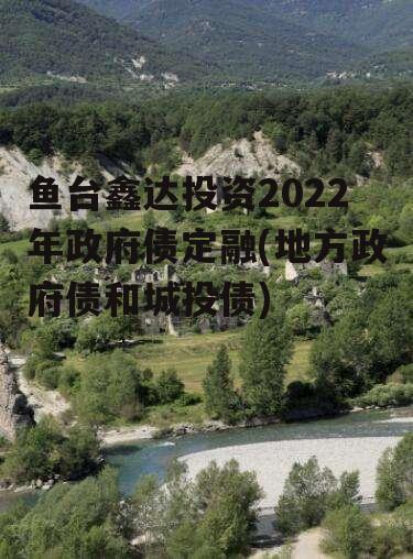 鱼台鑫达投资2022年政府债定融(地方政府债和城投债)