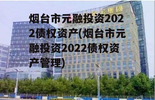 烟台市元融投资2022债权资产(烟台市元融投资2022债权资产管理)