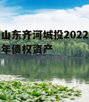 山东齐河城投2022年债权资产