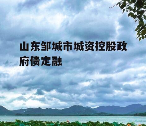 山东邹城市城资控股政府债定融