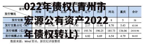 青州市宏源公有资产2022年债权(青州市宏源公有资产2022年债权转让)