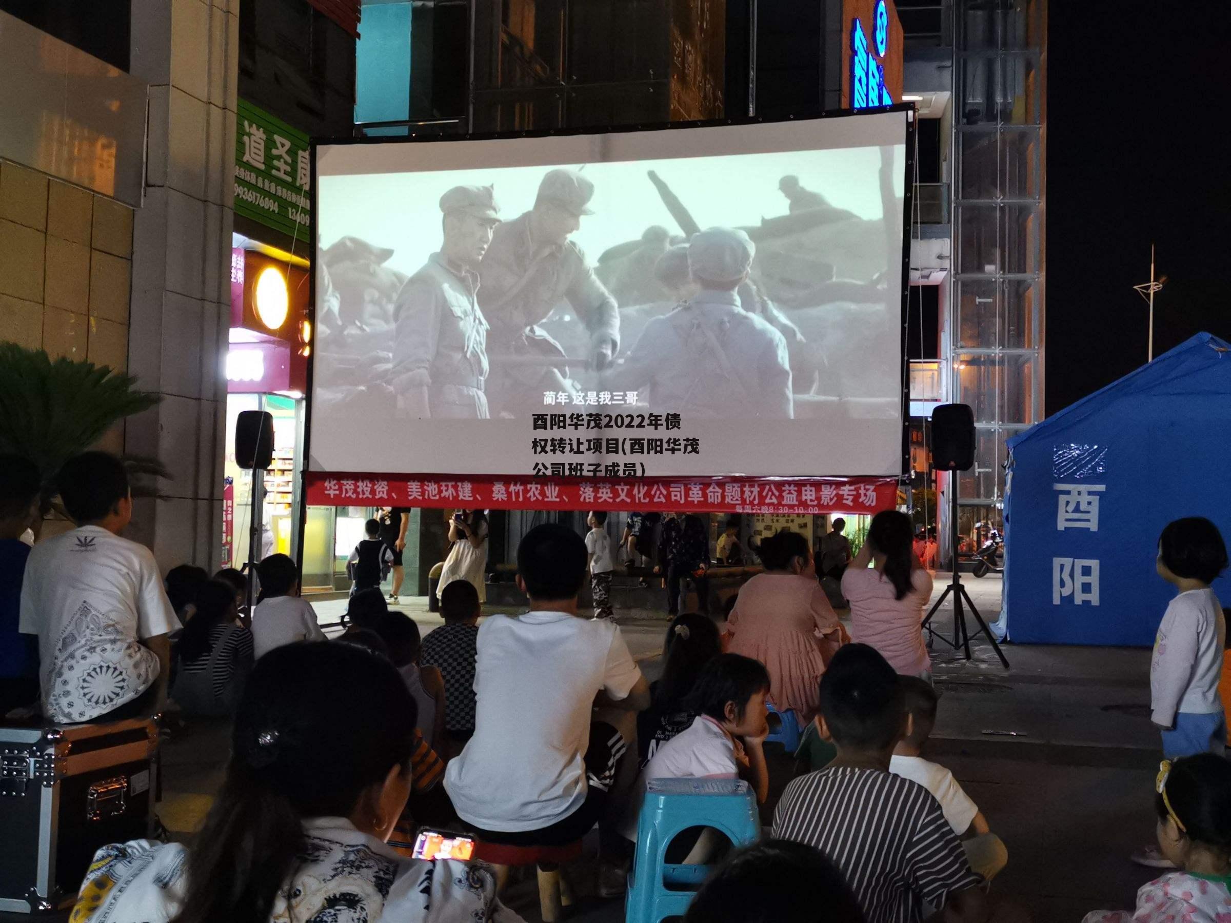 酉阳华茂2022年债权转让项目(酉阳华茂公司班子成员)