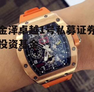 金泽卓越1号私募证券投资基金